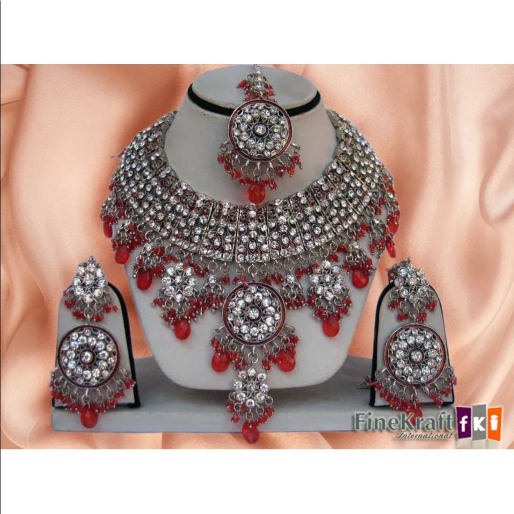 Indian Necklace Jewelry Set 60$